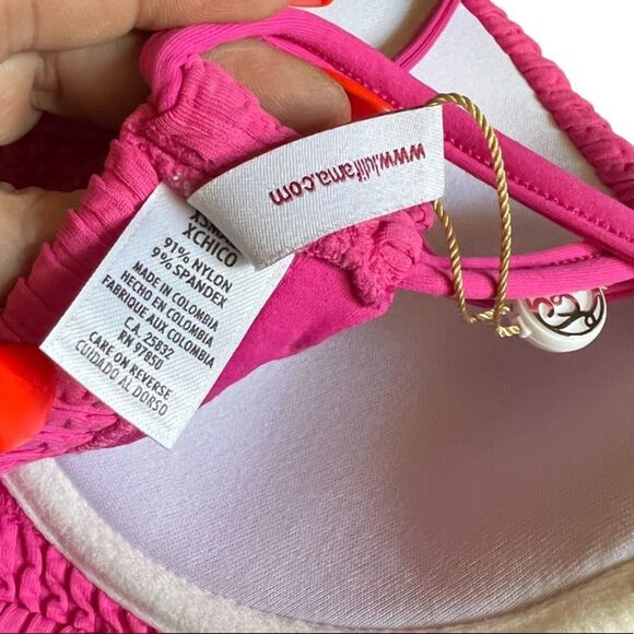 Luli Fama Pura Curiosidao Peekaboo Bikini‎ Top nwt - Picture 6 of 7